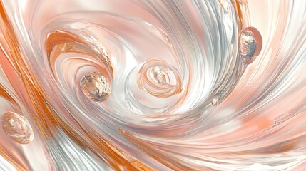 Aufkleber - Swirling Pastels Evoking Renewal and the Beauty of Fresh Beginnings