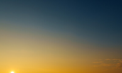 Wall Mural - beautiful sunset sky abstract background