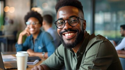 Wall Mural - The Smiling Man in Coffee