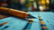 © Factory Stock - Macro Photography of Yellow Pen on a Document