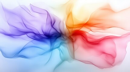 Poster - A colorful, abstract painting with a blue and red swirl. The colors are vibrant and the brushstrokes are bold. The painting evokes a sense of energy and movement. AI generated.