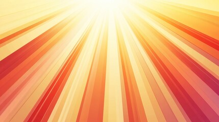 Canvas Print - Bright sunburst, radiating light, warm colors, abstract background.