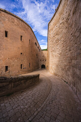 Canvas Print - View to ruins of the Isabel II Fortress