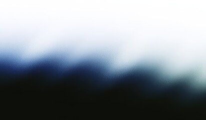Fototapete - A webpage header design with a dark gradient background, illuminated by green and blue lights on a grainy black surface, enhanced with a noise texture effect.