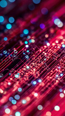 Poster - Exploration of Vibrant Technology Patterns in a Dazzling Digital Landscape
