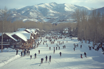 Wall Mural - Aspen Ski