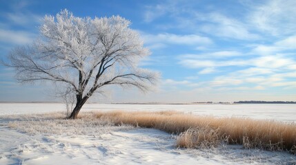 Sticker - trees in the snow