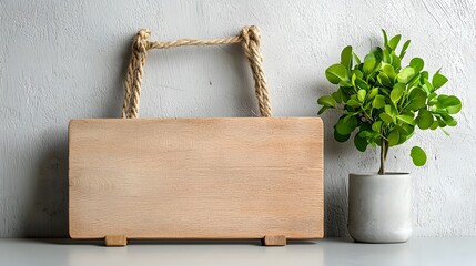 Aufkleber - Customized engraved rustic wooden board with personalized message or quote in 3D Wooden wall hanging or desktop decor for home office or commercial use
