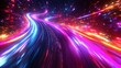 © CtrlN - A colorful, swirling road with bright lights and a sense of motion