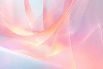 Aufkleber - artistic wireframe featuring bold overlapping lines and soft glowing effects on clean white background with copy space