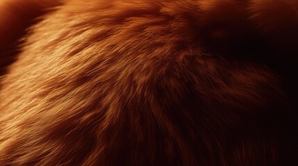 golden fur texture close-up, illuminated backdrop, design element