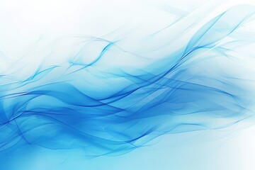 Poster - A blue wave with white dots