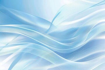 Poster - a blue wave with white ripples