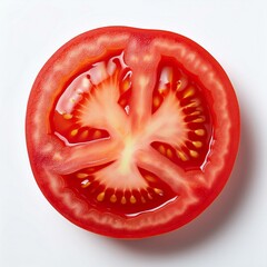 Wall Mural - sliced tomato food, AI generated