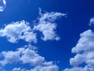 Wall Mural - blue sky with clouds