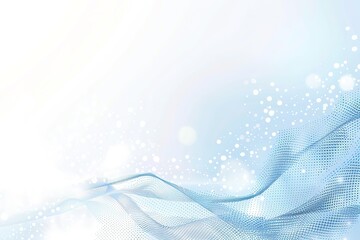 Wall Mural - A blue and white background with a wave in the middle