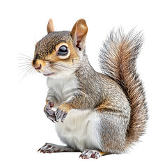 Wall Mural - squirrel animal isolated on transparent background