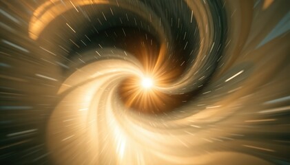 Poster - swirling vortex of light and energy reminiscent of cosmic event