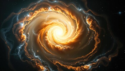 Aufkleber - Cosmic swirl of vibrant nebulae and starlight breathtaking celestial event in stunning detail