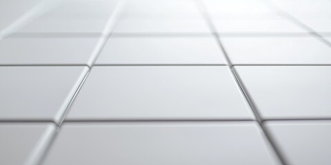 Fototapete - High-resolution close-up showcasing crisp, intersecting lines on a pristine white surface, ideal for minimalist and modern designs.