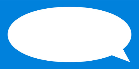 Poster - Message bubble, speech bubble box