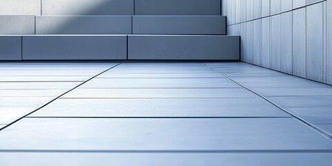 Fototapete - sharp, angular lines with high contrast, ideal for establishing a bold minimalist aesthetic.