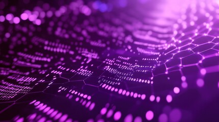 Abstract Purple Network