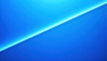 Poster - Abstract Diagonal Line of Bright Blue Light on Textured Blue Background