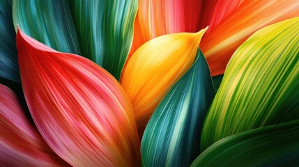 Poster - Close up of colorful flowers