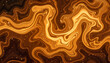 © Yuliya - Golden abstract art with swirling patterns