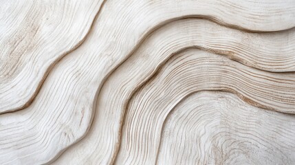 Poster - Abstract wavy wood texture background.
