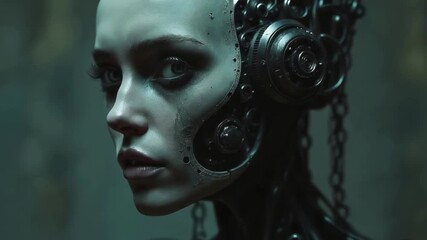 Fototapete - Biomechanical creature