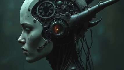 Fototapete - Biomechanical creature