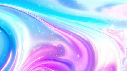 Poster - 3D rendering Abstract Fluid animation