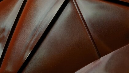 Poster - textured brown leather surface with abstract wave patterns and embossed lines, ideal for background, designs, or artistic projects