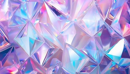 Aufkleber - iridescent abstract glass texture with pastel hues for digital background, modern designs, and creative projects