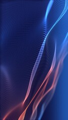 Aufkleber - Abstract Seamless loop Background Waves of Light and Color beautifully captures vibrant hues and flowing forms