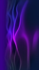 Aufkleber - Vibrant abstract wave patterns display dynamic lighting effects that powerfully highlight fluid motion and energy
