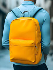 blank backpack mockup