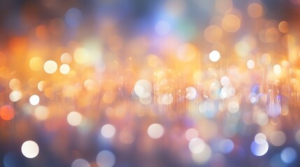 abstract bokeh background of colorful glowing lights in soft focus in bright sunlight