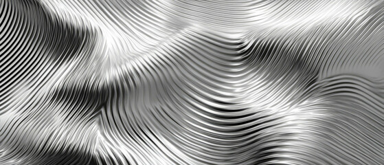 Poster - Exploring the unique texture and strength of corrugated aluminum with ribbed surface patterns