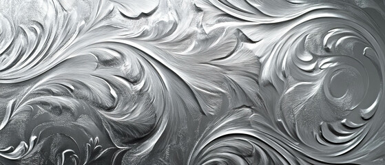 Poster - Intricate patterns of etched aluminum showcasing smooth textures and unique designs