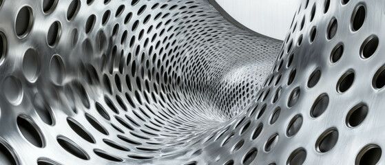 Poster - Exploring the intricate texture of expanded aluminum in a dynamic mesh formation