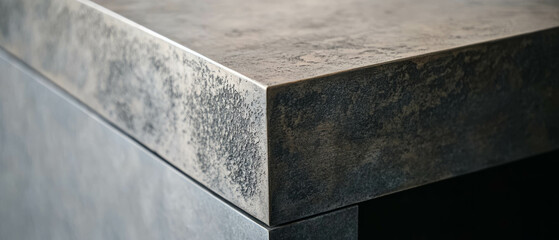 Poster - Exploring the unique texture of oxidized aluminum with a matte finish and weathered look