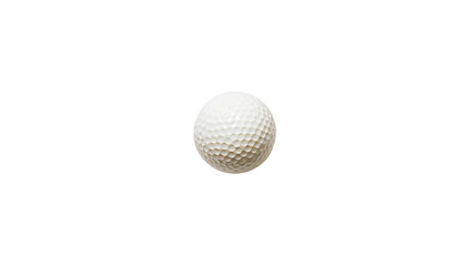 Golf ball on transparent background