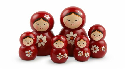 Discover the charm of Russian culture with a stunning set of matrioshka dolls, a perfect Moscow souvenir steeped in tradition.