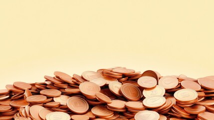 Poster - A Large Pile Of Shiny Copper Coins