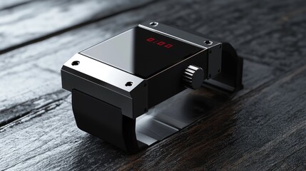 Poster - Sleek Modern Digital Watch Displaying Time