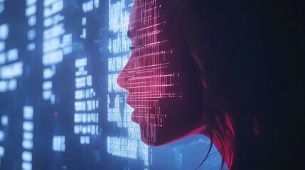 Poster - Digital Woman Profile Interfacing With Data Streams