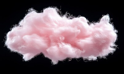 Sticker - fluffy pink cotton candy cloud background texture minimalist